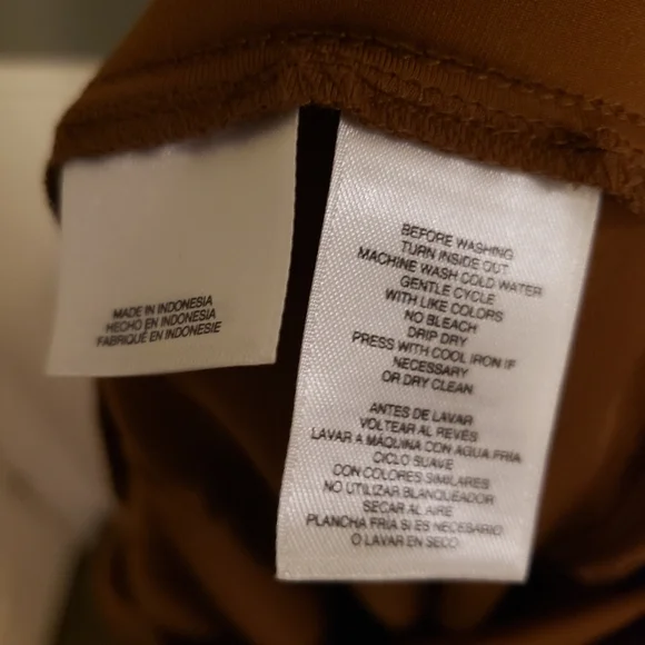 Nine West Women's Tan Soft Dress Pants - Picture 5 of 9